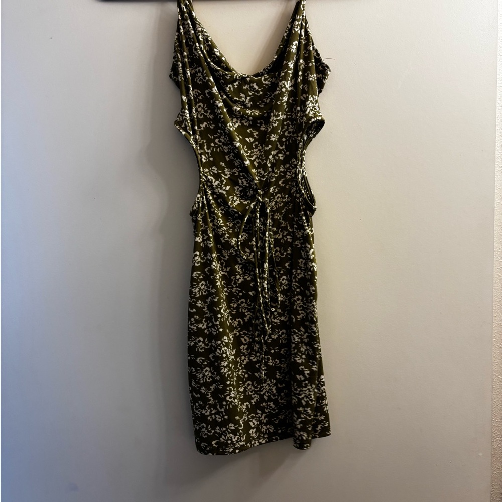 Floral Green Dress
